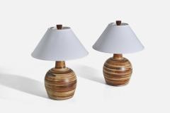 Jane Gordon Martz Table Lamps in Ceramic for Marshal Studios 1950s - 4768483