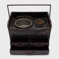 Japanese Tabako bon with Gilt Mountain Landscapes - 4459859