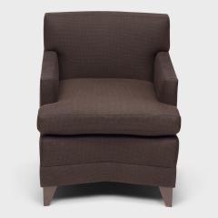 Jean Michel Frank Style Angled Armchair - 4180723