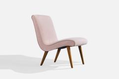 Jens Risom Lounge Chairs with Beech and Fabric Germany 1950s - 4768498