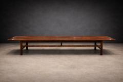 Joaquim Tenreiro Bench in Rosewood Att to Joaquim Tenreiro 1960s Lot 318A - 4624304