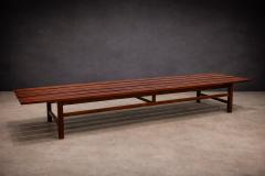 Joaquim Tenreiro Bench in Rosewood Att to Joaquim Tenreiro 1960s Lot 318A - 4624305