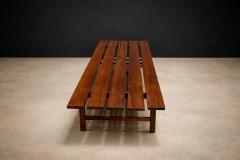 Joaquim Tenreiro Bench in Rosewood Att to Joaquim Tenreiro 1960s Lot 318A - 4624306