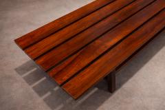 Joaquim Tenreiro Bench in Rosewood Att to Joaquim Tenreiro 1960s Lot 318A - 4624307