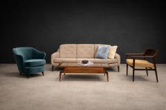 Joaquim Tenreiro Concha Armchair in Hardwood Mohair by Joaquim Tenreiro 1950s Lot 138A - 4624631