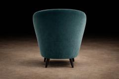 Joaquim Tenreiro Concha Armchair in Hardwood Mohair by Joaquim Tenreiro 1950s Lot 138A - 4624633