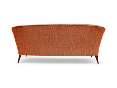 Joaquim Tenreiro Concha Sofa in Hardwood Chenille Joaquim Tenreiro 1960s Lot 333A - 4624395