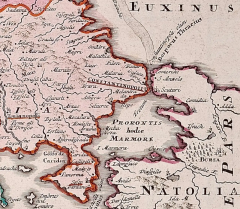 Johann Baptist Homann Hand Colored 18th Century Homann Map of the Danube Italy Greece Croatia - 2684803