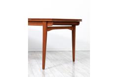 Johannes Andersen Danish Modern Expanding Teak Draw Leaf Dining Table - 2931851