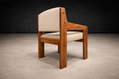 Jorge Zalszupin Brazilian Modern Armchair in Caviuna wood Wool Jorge Zalszupin 1960s 608A - 4624348