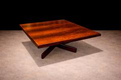 Jorge Zalszupin Chanceler Coffee Table in Rosewood and Metal Jorge Zalszupin Lot 852A - 4624876