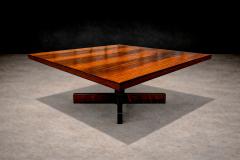 Jorge Zalszupin Chanceler Coffee Table in Rosewood and Metal Jorge Zalszupin Lot 852A - 4624879
