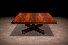 Jorge Zalszupin Chanceler Coffee Table in Rosewood and Metal Jorge Zalszupin Lot 852A - 4624880