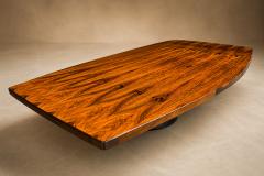 Jorge Zalszupin Dining Table Guanabara in Rosewood Concrete Metal Lot 827B - 4624912