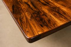 Jorge Zalszupin Dining Table Guanabara in Rosewood Concrete Metal Lot 827B - 4624914