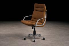 Jorge Zalszupin Jorge Zalszupin Tall Commander Swivel Chair 1973 Fiberglass Lot 888A - 4624747