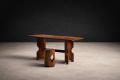 Jos Zanine Caldas Denuncia Dining Table in Solid Pequi Wood by Jose Zanine Caldas Lot 481A - 4624919