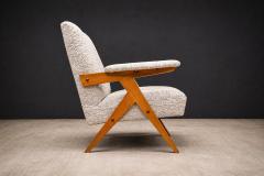 Jos Zanine Caldas Z Armchair in Pau Marfim Wood Boucle by Jose Zanine Caldas 1950s Lot 376 - 4624720