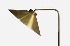 Josef Frank Adjustable Floor Lamp with Brass and Metal Sweden 1950s - 4768726