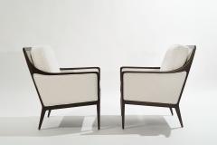 Kipp Stewart Kipp Stewart for Directional Walnut Lounge Chairs 1950s - 2500768