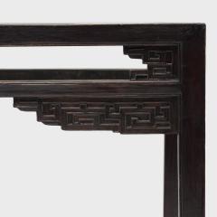 Lacquered Console Table with Scroll Spandrels - 4260035