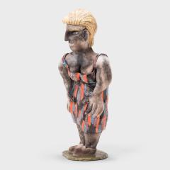 Lady in a Striped Dress by Allan Winkler - 4166622