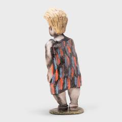 Lady in a Striped Dress by Allan Winkler - 4166623