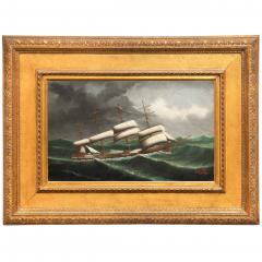 Lai Fong Four Masted Sailing Ship County of Peebles in Rough Seas 1900 Lai Fong - 4458079