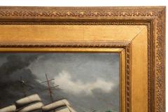 Lai Fong Four Masted Sailing Ship County of Peebles in Rough Seas 1900 Lai Fong - 4458081