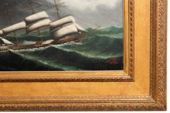 Lai Fong Four Masted Sailing Ship County of Peebles in Rough Seas 1900 Lai Fong - 4458082