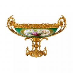 Large Vase With Bronze Mounts And Painted Decoration The Triumph Of Venus  - 4781855