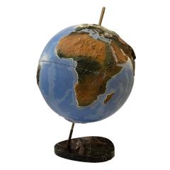 Large papier m ch terrestrial globe France circa 1950 - 2932052