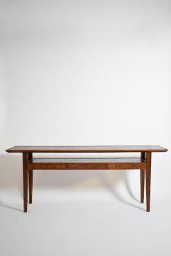 Large rattan console 1980s  - 4539605