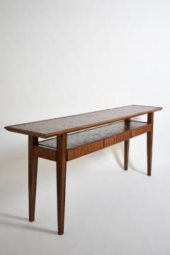 Large rattan console 1980s  - 4539610