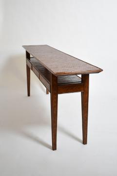 Large rattan console 1980s  - 4539612