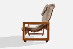 Leif Wikner Sofa with Pine and Fabric Sweden 1970s - 4768930