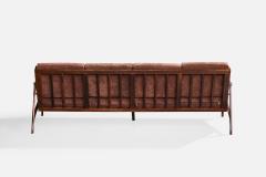 Liceu de Artes e Oficios Sofa with Wood and Fabric Brazil 1960s - 4768965