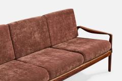 Liceu de Artes e Oficios Sofa with Wood and Fabric Brazil 1960s - 4768971