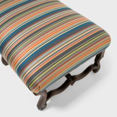 Long Upholstered Os de Mouton Bench - 4181637