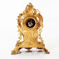 Louis XV Style Gilt Bronze Mantel Clock France Late 19th Century - 4781873