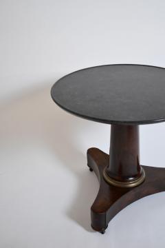 Mahogany pedestal table XIXth c  - 4562386