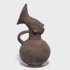 Mangbetu Terracotta Ceremonial Jug - 4167810