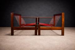 Michel Arnoult Ouro Preto Loveseat in Imbuia Michel Arnoult 1960s Lot 870 - 4624402