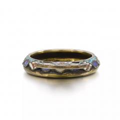 Miniature Silver Kovsh With Cloisonne Enamel Faberge - 4781781
