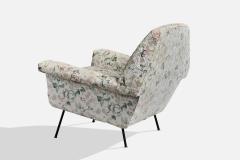 Minotti Lounge Chairs with Metal and Fabric Italy 1950s - 4769377