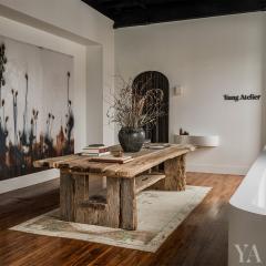 Monumental Reclaimed Elm Dining Table - 4258565