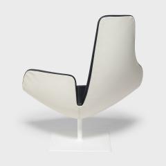 Moroso Urquiola Fjord Relax Armchair in Black Leather - 4180963