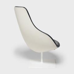 Moroso Urquiola Fjord Relax Armchair in Black Leather - 4180964