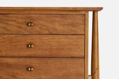 Mount Airy Dresser with Walnut and Brass USA 1950s - 4769392