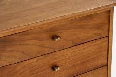Mount Airy Dresser with Walnut and Brass USA 1950s - 4769393